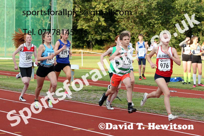 800 metres, 2021 North East Grand Prix 6, Monkton, Wednesday, August 4th. Photo: David T. Hewitson/Sports for All Pics